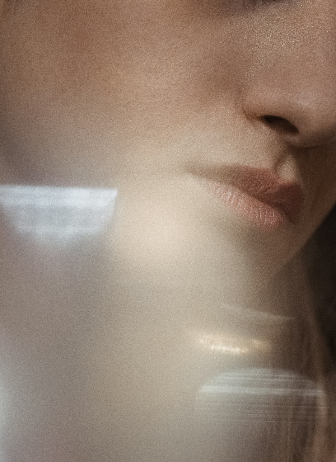 Plump elastic skin texture for anti-aging section
